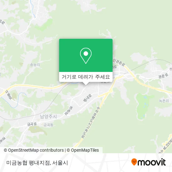 미금농협 평내지점 지도
