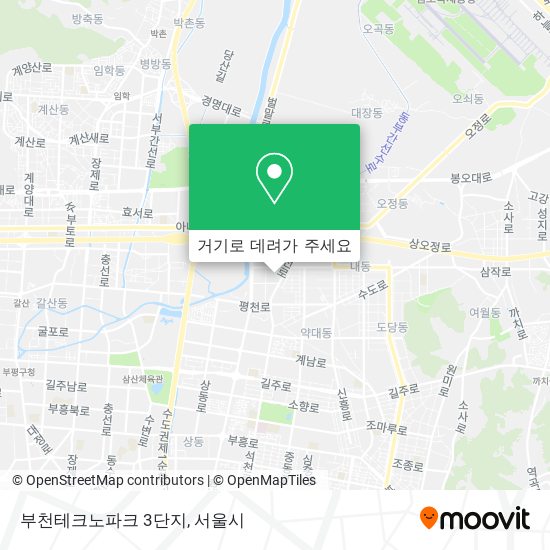 부천테크노파크 3단지 지도