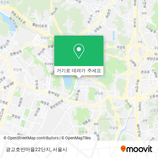 광교호반마을22단지 지도
