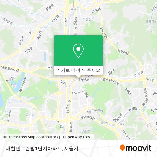 새천년그린빌1단지아파트 지도