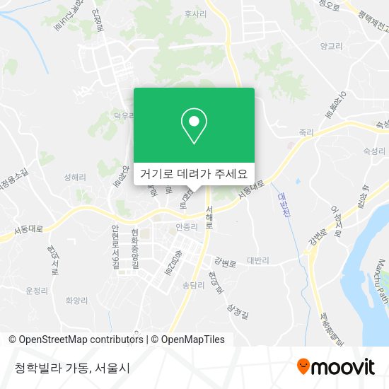 청학빌라 가동 지도