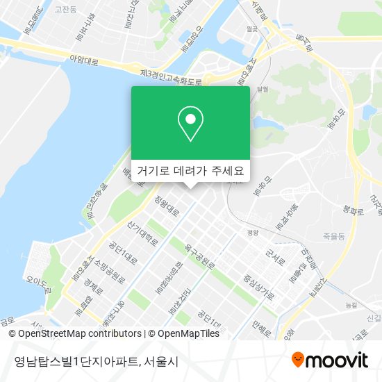 영남탑스빌1단지아파트 지도