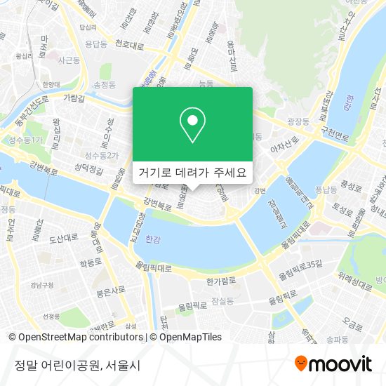 정말 어린이공원 지도