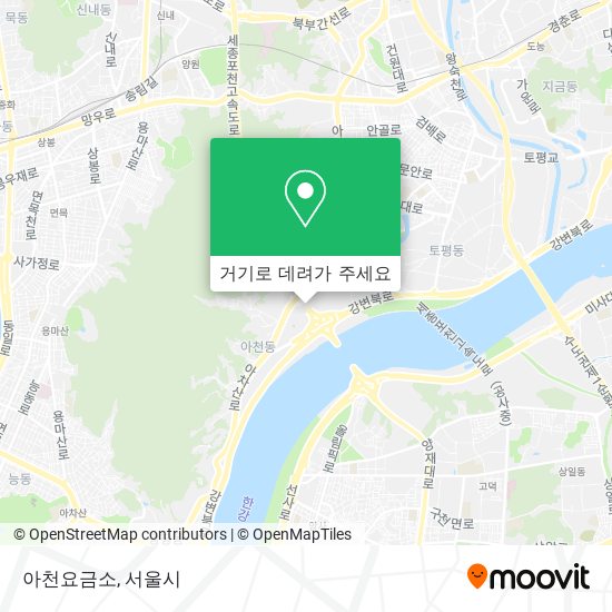 아천요금소 지도
