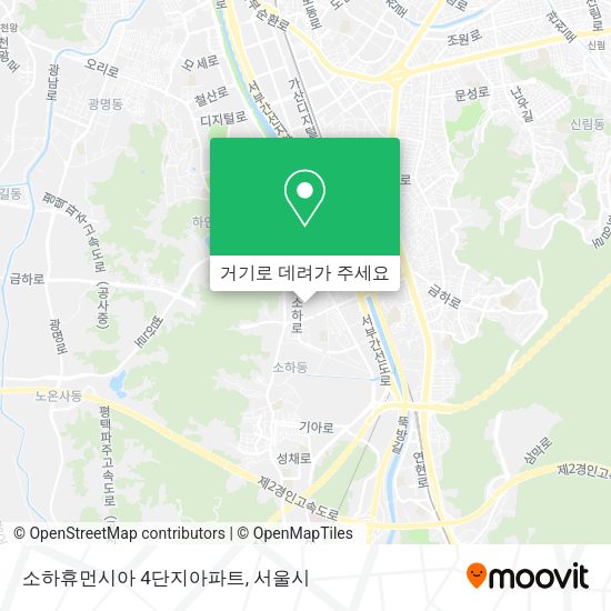 소하휴먼시아 4단지아파트 지도