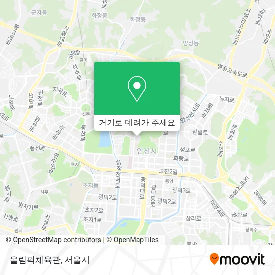 올림픽체육관 지도