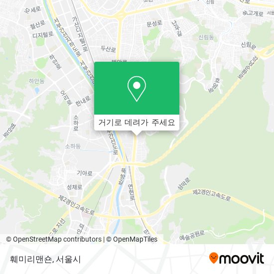 훼미리맨숀 지도