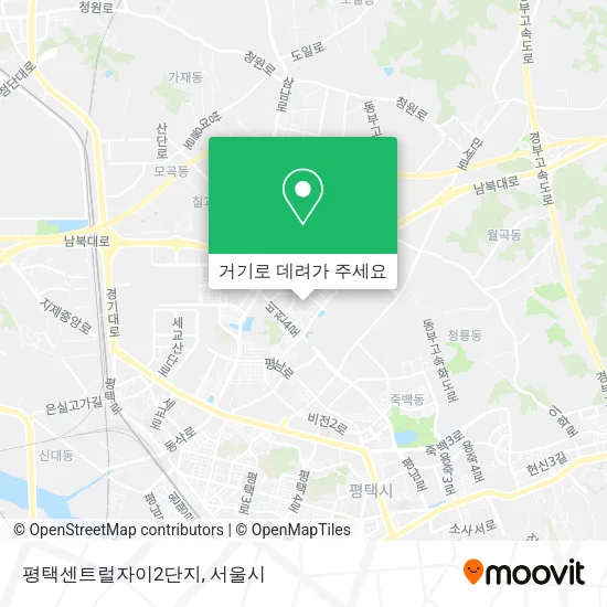 평택센트럴자이2단지 지도