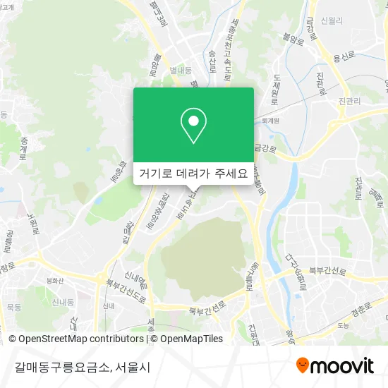 갈매동구릉요금소 지도