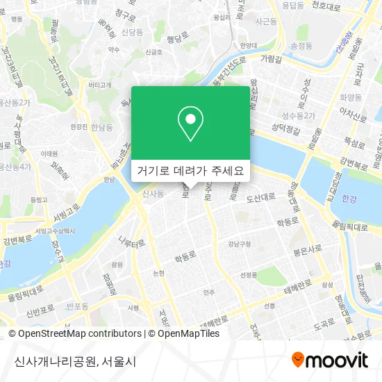 신사개나리공원 지도