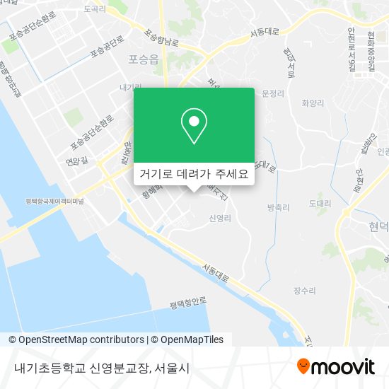 내기초등학교 신영분교장 지도