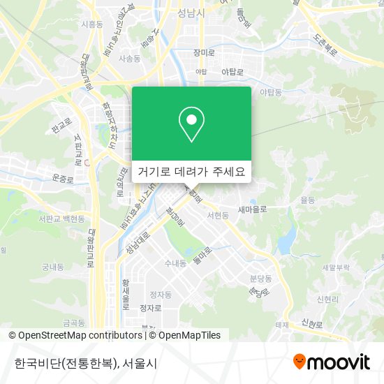 한국비단(전통한복) 지도