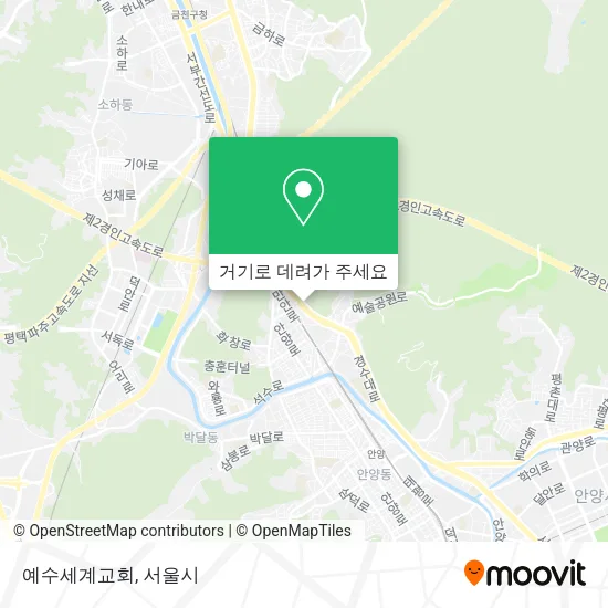 예수세계교회 지도