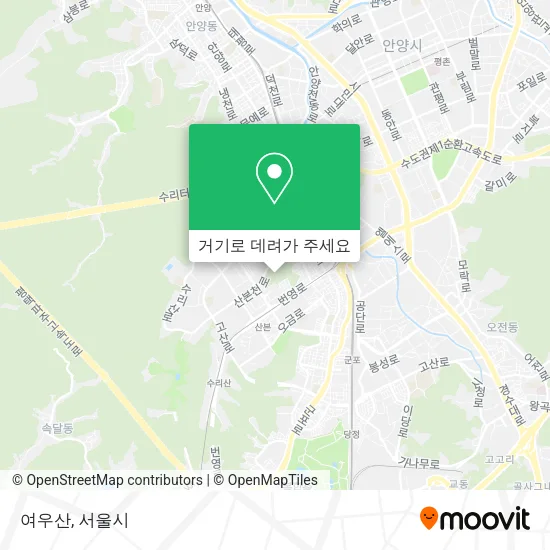 여우산 지도