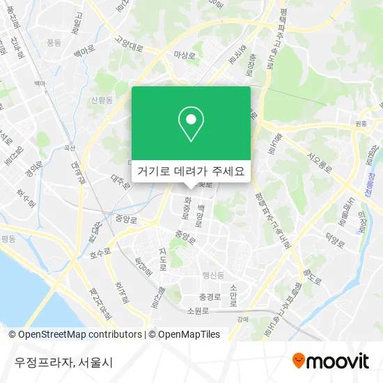 우정프라자 지도