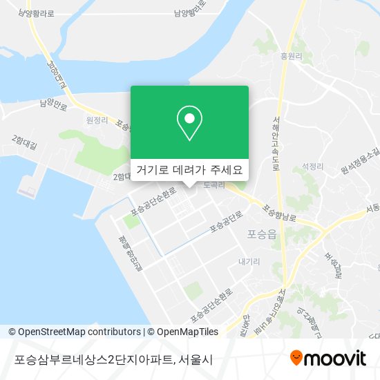 포승삼부르네상스2단지아파트 지도