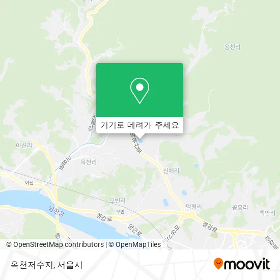 옥천저수지 지도