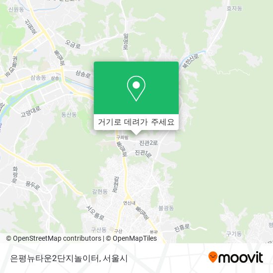 은평뉴타운2단지놀이터 지도