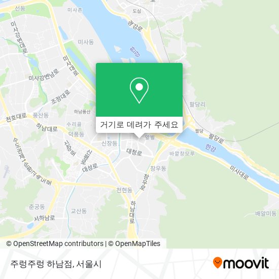 주렁주렁 하남점 지도