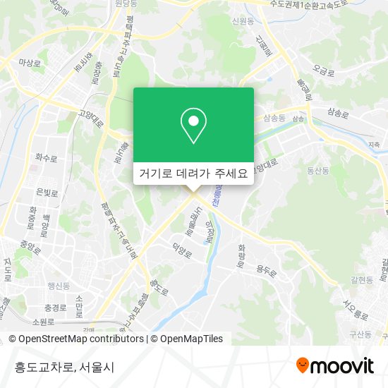 흥도교차로 지도