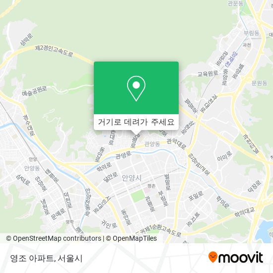 영조 아파트 지도