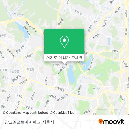 버스 또는 지하철 으로 수원시, 경기도 에서 광교엘포트아이파크 으로 가는법?