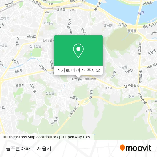 늘푸른아파트 지도