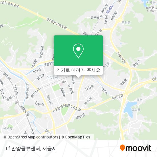 Lf 안양물류센터 지도