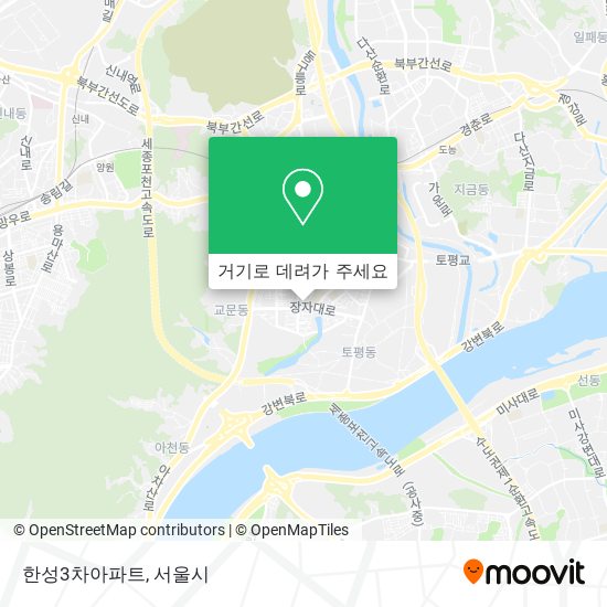 한성3차아파트 지도