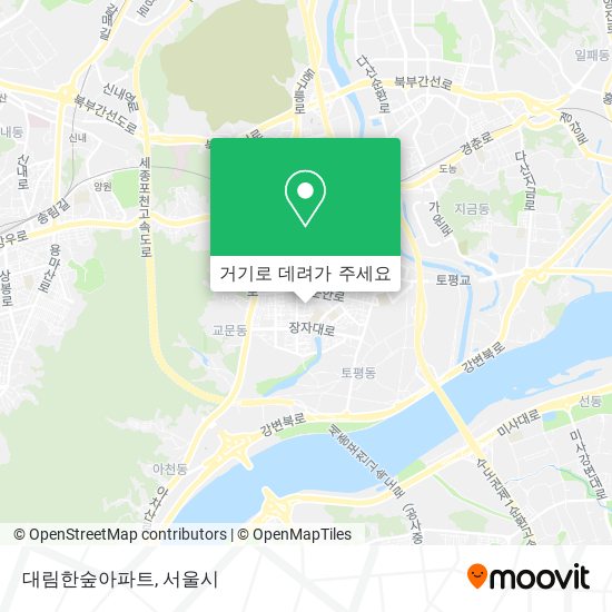 대림한숲아파트 지도