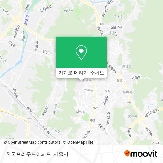 한국프라우드아파트 지도