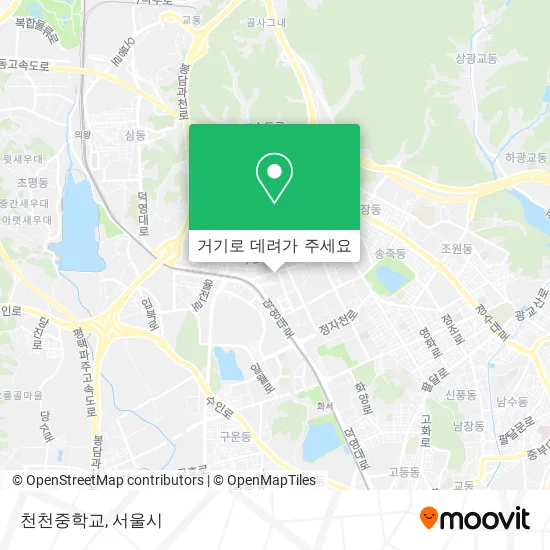 천천중학교 지도