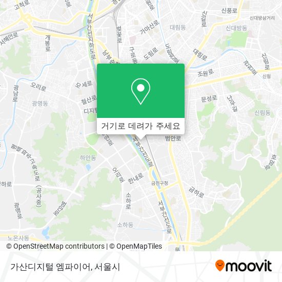 가산디지털 엠파이어 지도