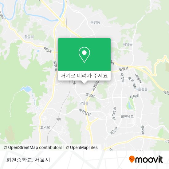 회천중학교 지도