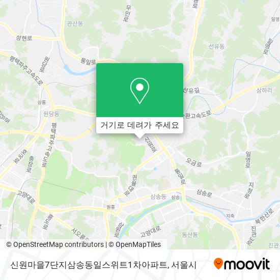 신원마을7단지삼송동일스위트1차아파트 지도