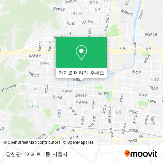 갈산팬더아파트 1동 지도