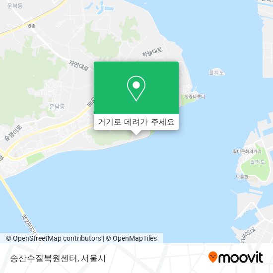 송산수질복원센터 지도