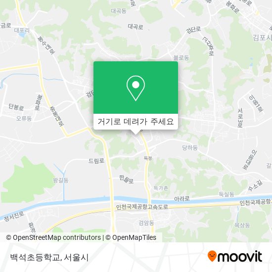 백석초등학교 지도