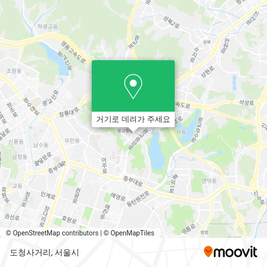 도청사거리 지도