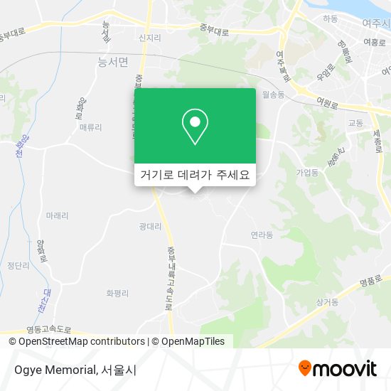 Ogye Memorial 지도