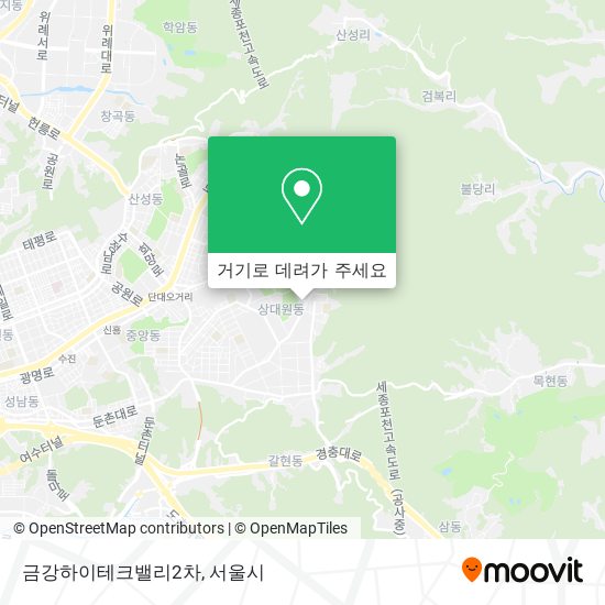 금강하이테크밸리2차 지도