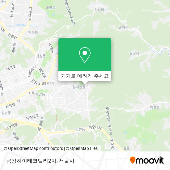 금강하이테크밸리2차 지도