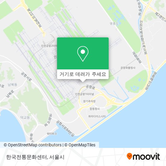 한국전통문화센터 지도