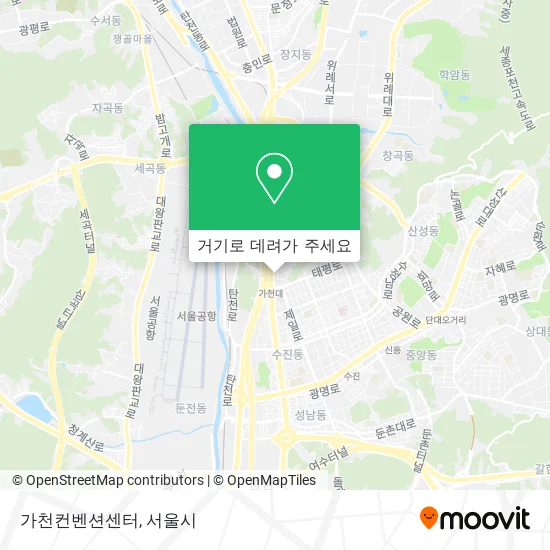 가천컨벤션센터 지도