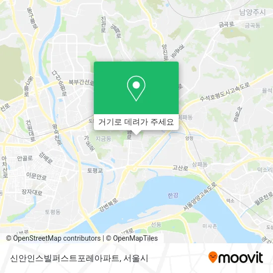 신안인스빌퍼스트포레아파트 지도