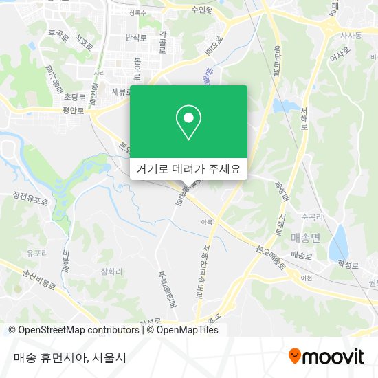 매송 휴먼시아 지도