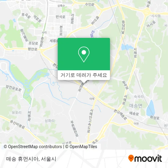 매송 휴먼시아 지도