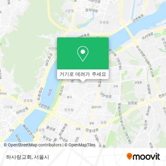 하사랑교회 지도
