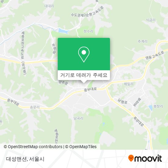 대성맨션 지도