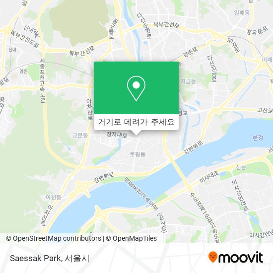 Saessak Park 지도